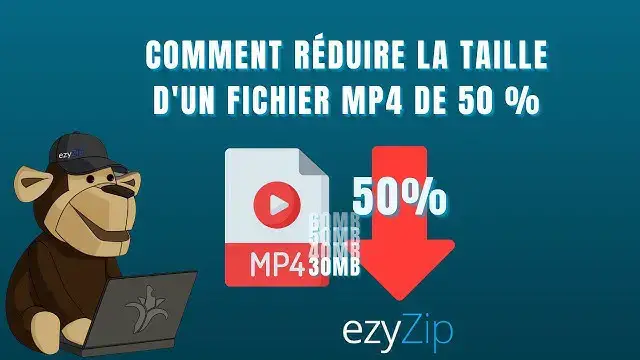'Video thumbnail for 📉 Réduisez la taille de vos fichiers MP4 de 50 % en ligne | Guide facile et sans logiciel'