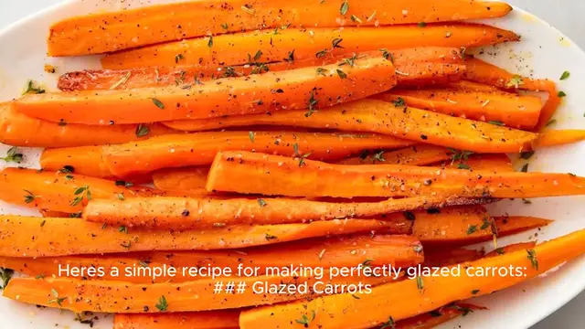 Video thumbnail for glazed carrots recipe