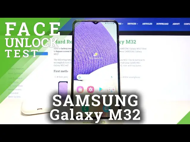 'Video thumbnail for Samsung Galaxy M32   Face Unlock Test'