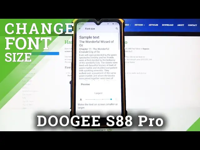'Video thumbnail for DOOGEE S88 Pro & Font Changing - Choose Text Size in Display Settings'