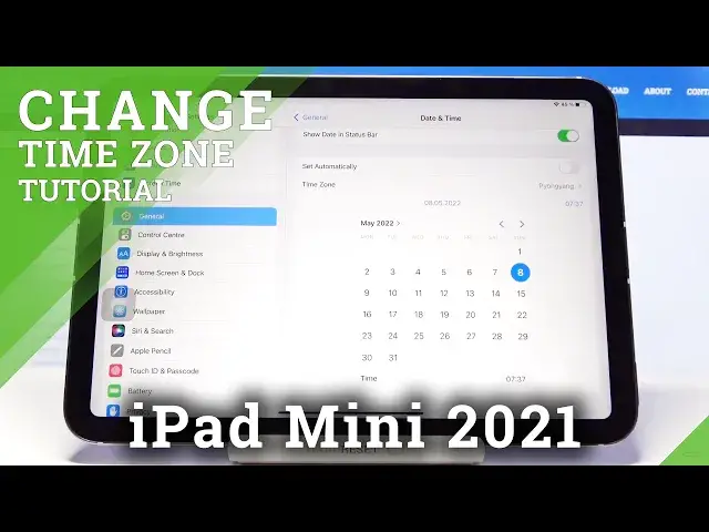 'Video thumbnail for How to Change Date and Time on iPad Mini 2021 – Adjust Date and Time'