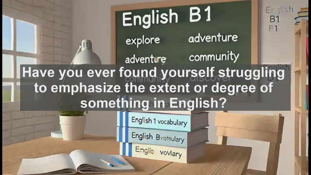 Video thumbnail for 2500 Must Know CEFR B1 Vocabulary - Mastering 'Such': A Key Word for B1 English Proficiency