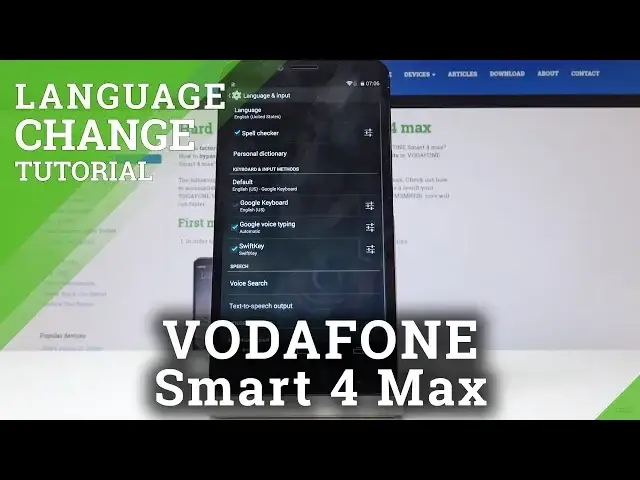 Video thumbnail for Change Language in VODAFONE Smart 4 max - Language Settings
