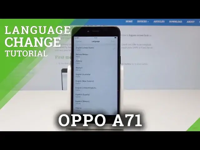'Video thumbnail for How to Change Language in OPPO A71 - Language Settings'
