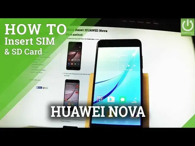 'Video thumbnail for How to Set SIM and SD Card in HUAWEI Nova - Install SIM & SD'
