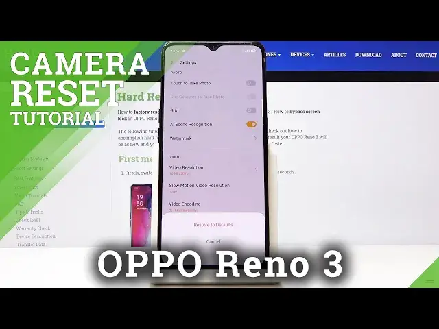 Video thumbnail for How to Reset Camera on OPPO Reno 3 - Restore Camera Settings