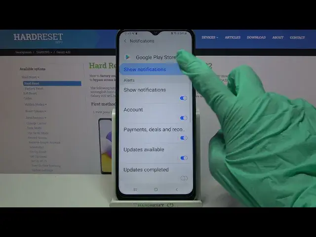 'Video thumbnail for How to Turn On Apps Notifications in SAMSUNG Galaxy A22 – Manage Notifications'