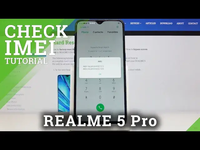'Video thumbnail for How to Check IMEI & SN in REALME 5 Pro – IMEI Status'