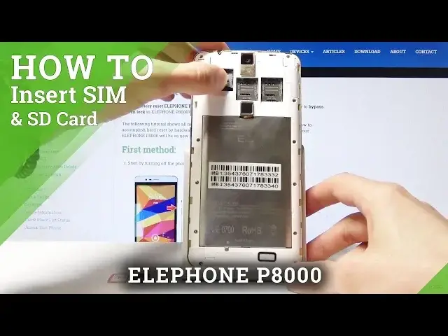 Video thumbnail for ELEPHONE P8000 SIM & SD Card Installation - Insert SIM & SD Card