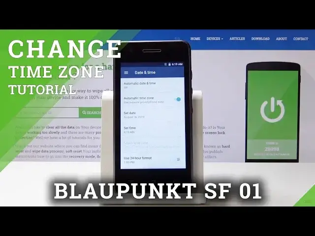 'Video thumbnail for How to Select Time Zone in BLAUPUNKT SF 01 - Set Up Date & Time'