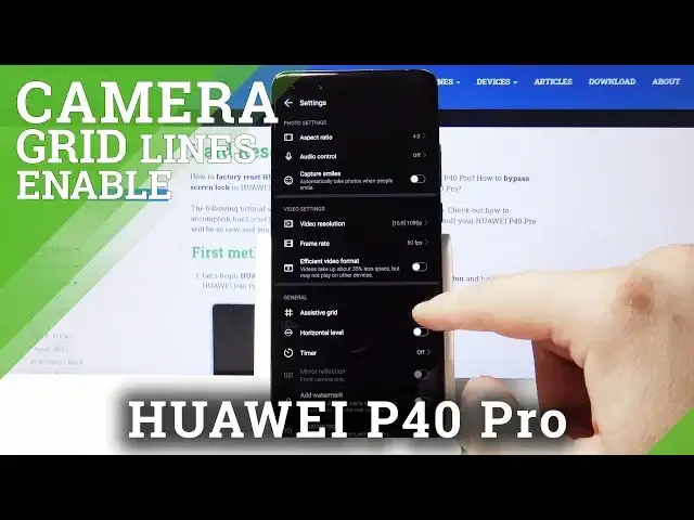 Video thumbnail for How to Activate Camera Help Lines in Huawei P40 Pro - Use Camera Grid Lines
