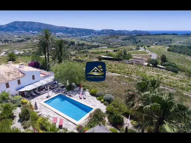 Video thumbnail for Charming MEDITERRANEAN FINCA for sale in COSTA BLANCA, Teulada · Moraira | 5.700m2 Plot · 2 Houses