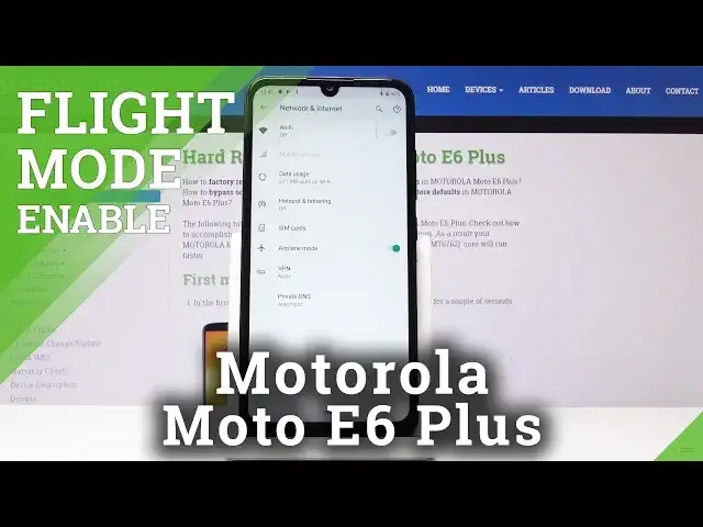 'Video thumbnail for How to Set Flight Mode on Motorola Moto E6 Plus - Airplane Mode'