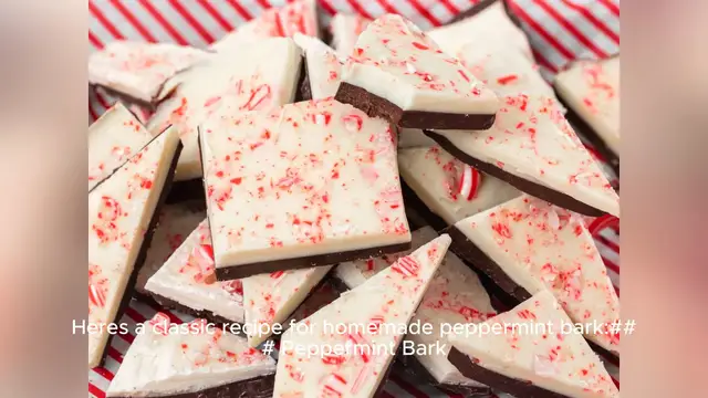 Video thumbnail for peppermint bark recipe