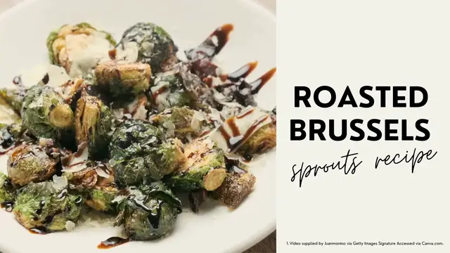 Video thumbnail for Roasted Brussels Sprouts Recipe