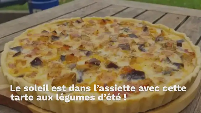 Video thumbnail for Tarte aux légumes du soleil