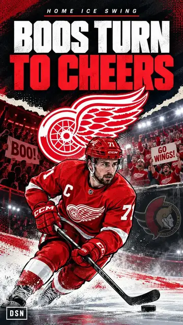 Video thumbnail for Red Wings finally get the win, and Larkin’s night flips at home