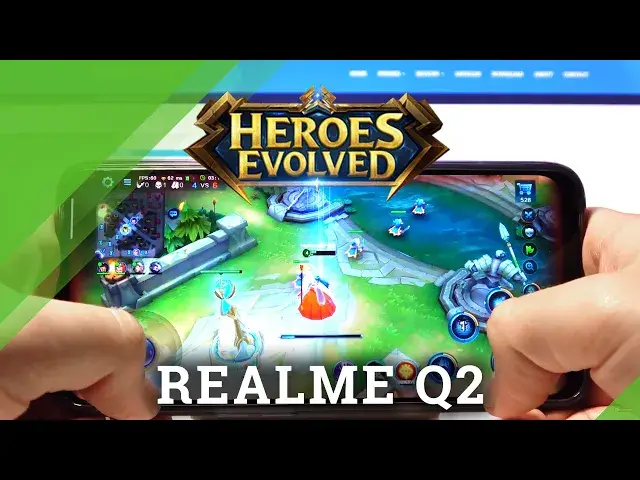'Video thumbnail for Realme Q2 - Evolved Heroes Gameplay & Settings'