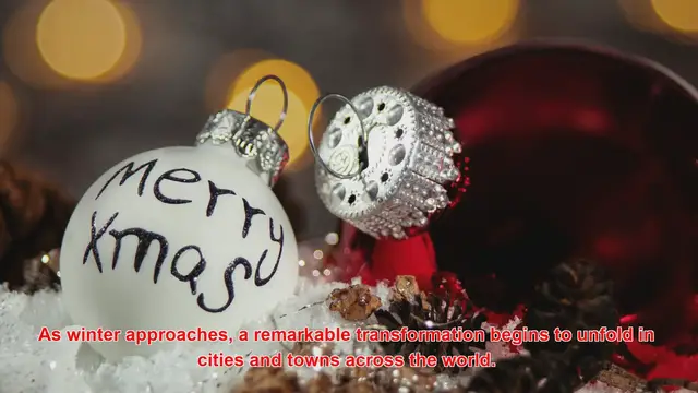 Video thumbnail for How Do Public Spaces Transform For Christmas Celebrations?