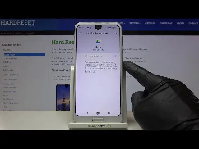 Video thumbnail for How to Enable Unknown Sources on Sharp Aquos R2 - Install Unknown Apps