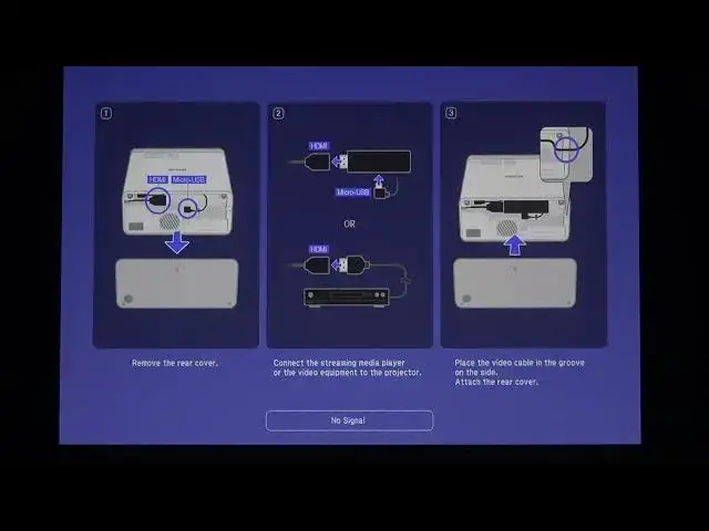 'Video thumbnail for How To Change Language on Projector Epson EF-100B?'