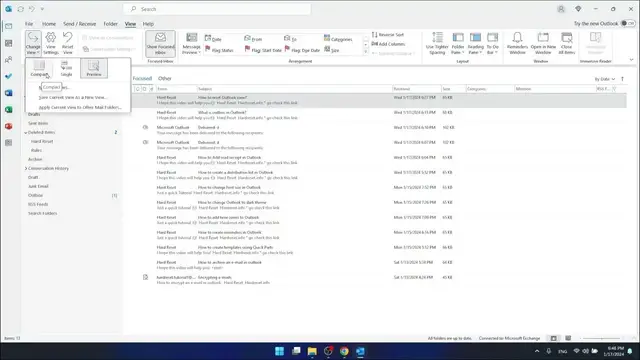 Video thumbnail for How to Reset Your Outlook View to Default
