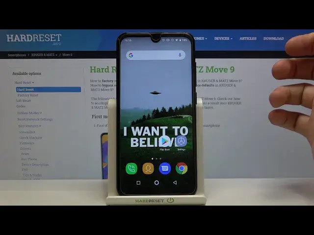 'Video thumbnail for How to Activate Battery Percentage in KRUGER & MATZ Move 9 – Battery Level'