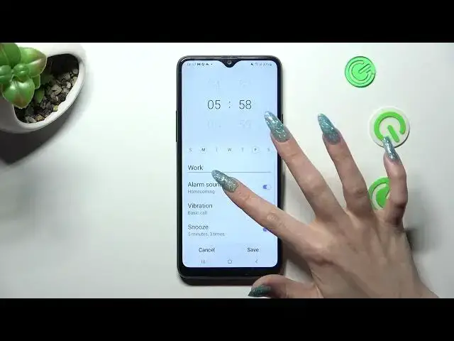 Video thumbnail for How to Set Up Alarm Clock on SAMSUNG Galaxy A20s? - Find Alarm Settings