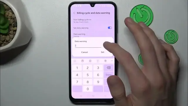 'Video thumbnail for How to Set Mobile Data Limit on SAMSUNG Galaxy A15'