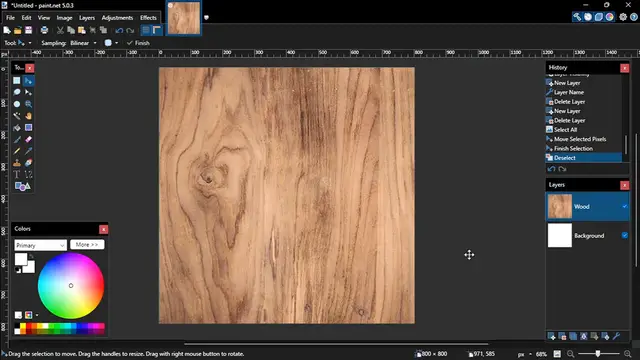 Video thumbnail for How To Fill Text With Image In Paint.Net - Wooden Textured Text Design.