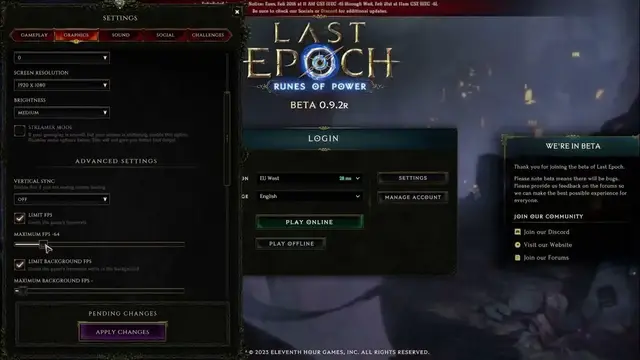 Video thumbnail for How To Enable & Disable Limit FPS In Last Epoch