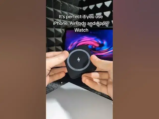 'Video thumbnail for Wireless charger that will charge iPhone + AirPods + Apple Watch at the same time! #charger'
