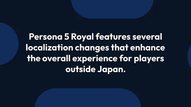 Video thumbnail for Persona 5 Royal Localization Changes