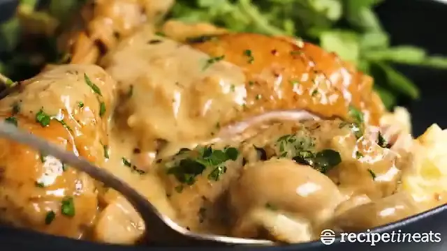 Video thumbnail for Chicken_Fricassee_-_quick_French_Ch4icken_