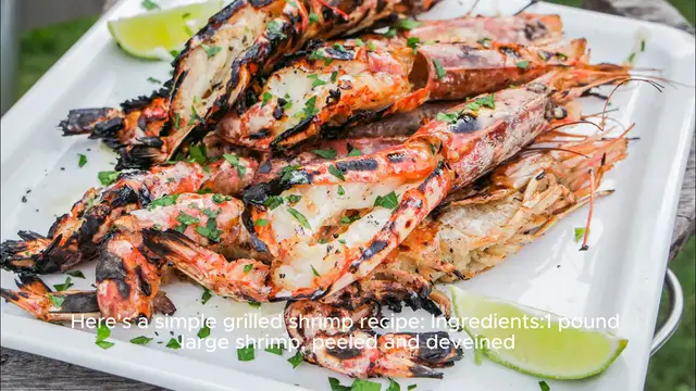 Video thumbnail for Grilled shrimp recipe