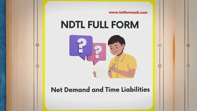 'Video thumbnail for NDTL FULL FORM IN BANKING'