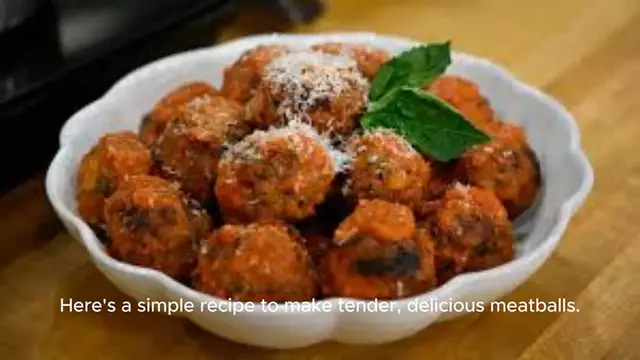 'Video thumbnail for Meatballs Recipe'