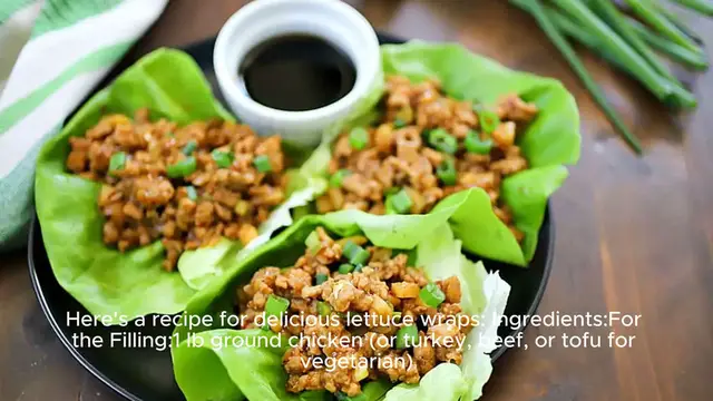 Video thumbnail for Lettuce wraps recipe