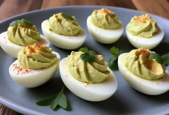 Video thumbnail for Deviled Eggs with Avocado