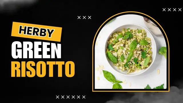 Video thumbnail for Herby Green Risotto