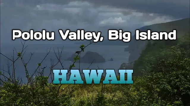 Video thumbnail for Pololu Valley Lookout  Big Island Hawaii Kohala