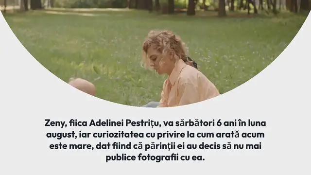 Video thumbnail for Imagini rare cu fiica Adelinei Pestrițu la 6 ani, după ce părinții au hotărât să nu mai publice poze cu ea