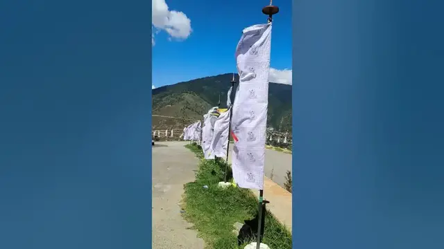 'Video thumbnail for Prayer Flags #viral #youtubeshorts #travel #shortvideo #shorts #short #bhutan #buddhism'