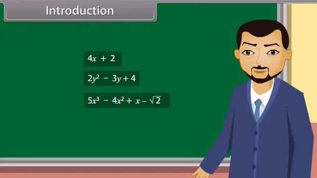 'Video thumbnail for Polynomials Grade 10 Mathematics '
