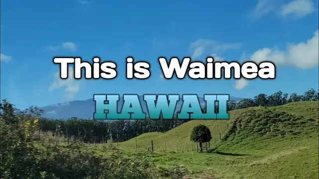 Video thumbnail for Waimea Big Island Hawaii Misty Rainy Day KOHALA