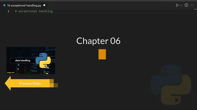 Video thumbnail for Exceptional Handling in 3 Mins !
