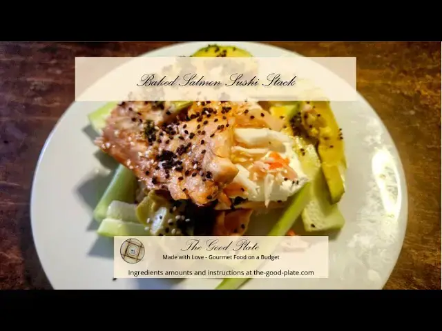 Video thumbnail for Baked Salmon Sushi Stack: All the Flavor, None of the Rolling