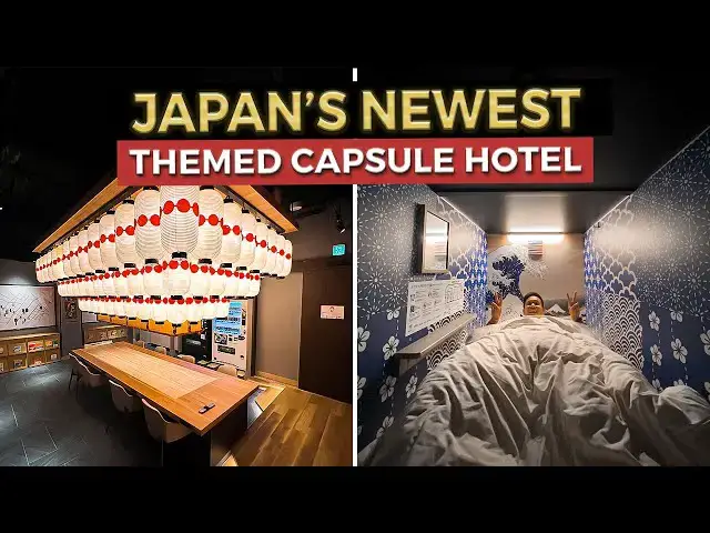 Video thumbnail for One Night inside Japan's NEW $30 Ninja & Geisha Capsule Hotel