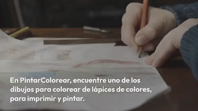 Video thumbnail for Dibujos para colorear de lapices de colores