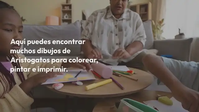 Video thumbnail for Dibujos de Aristogatos para colorear